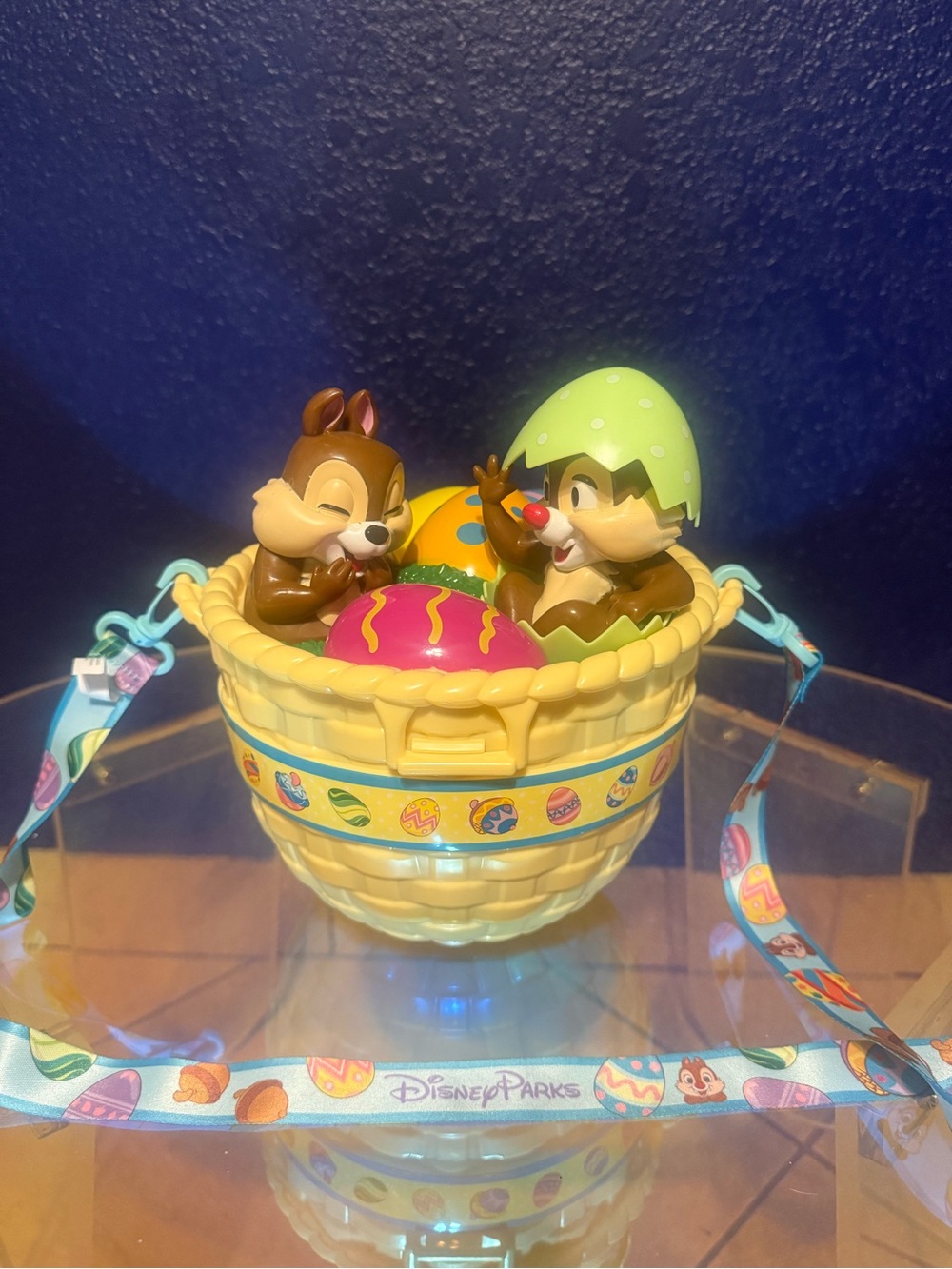 Disney Yellow Chip 'n' Dale Easter Basket Crossbody Purse